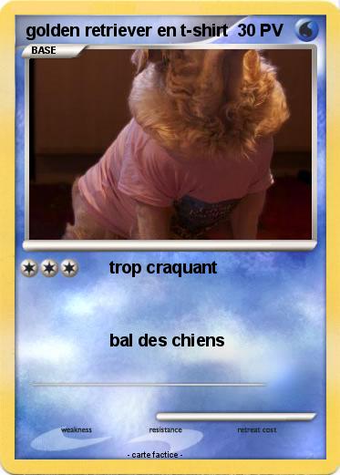 Pokemon golden retriever en t-shirt