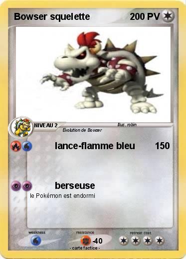 Pokemon Bowser squelette
