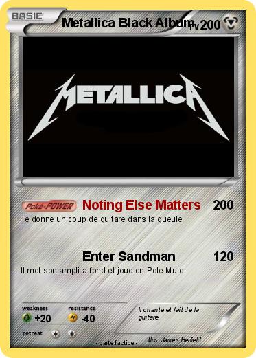 Pokemon Metallica Black Album