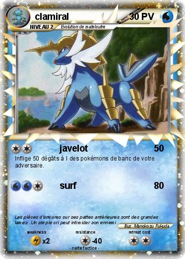 Pokemon clamiral