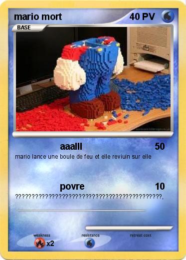 Pokemon mario mort