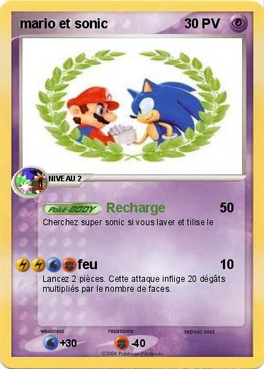 Pokemon mario et sonic