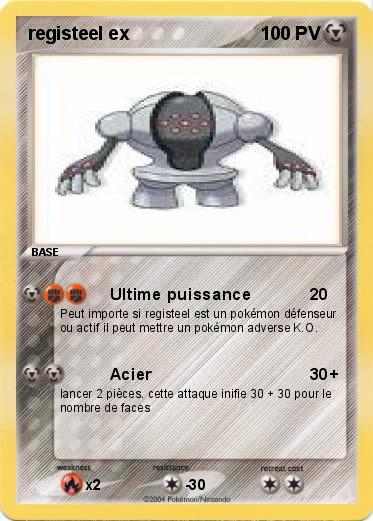 Pokemon registeel ex