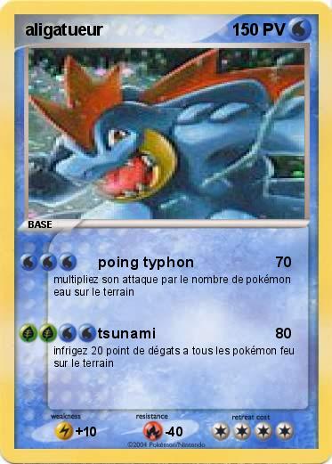 Pokemon aligatueur 