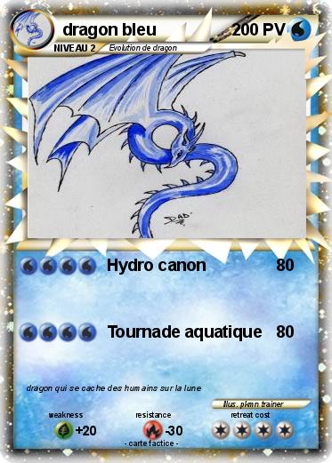 Pokemon dragon bleu