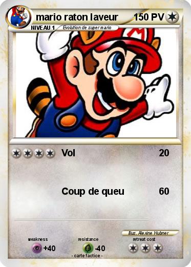 Pokemon mario raton laveur