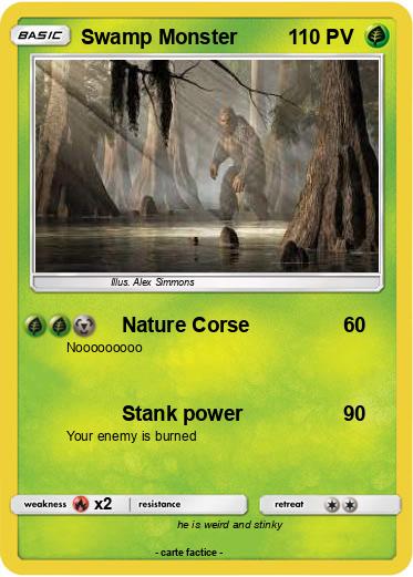 Pokemon Swamp Monster