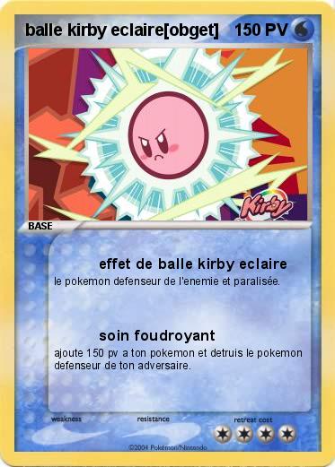 Pokemon balle kirby eclaire[obget]