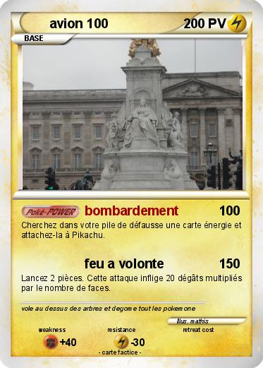 Pokemon avion 100