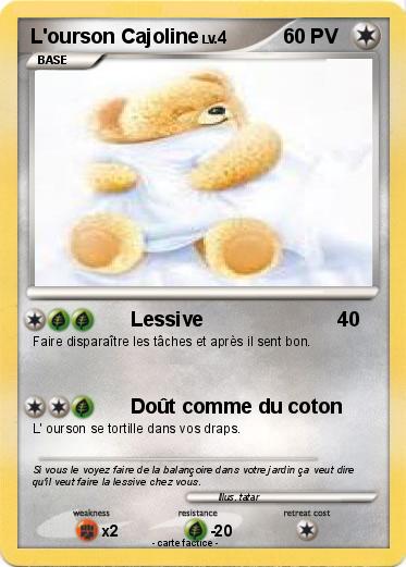 Pokemon L'ourson Cajoline