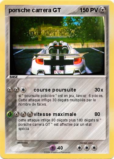 Pokemon porsche carrera GT    