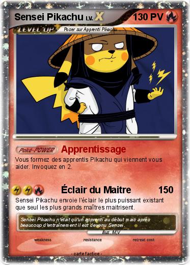 Pokemon Sensei Pikachu