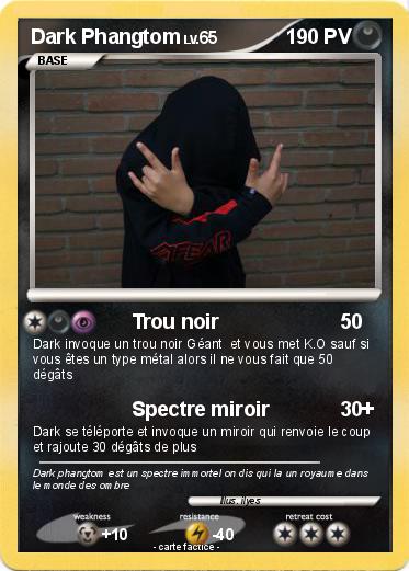 Pokemon Dark Phangtom
