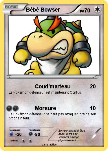 Pokemon Bébé Bowser