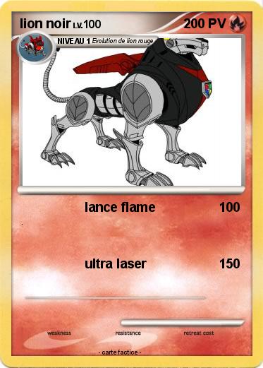 Pokemon lion noir