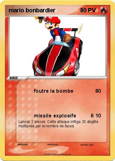 Pokemon mario bonbardier