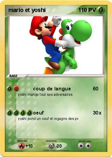Pokemon mario et yoshi