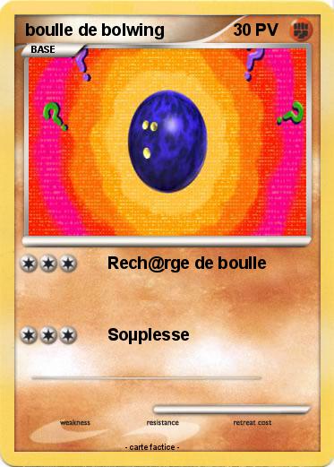 Pokemon boulle de bolwing