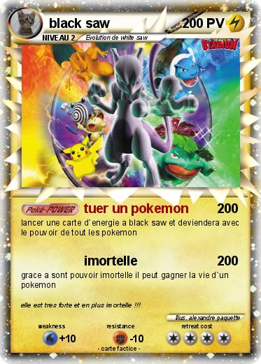 Pokemon black saw