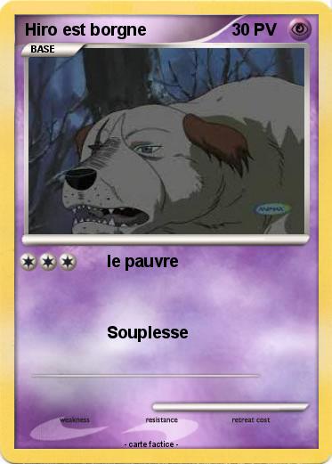 Pokemon Hiro est borgne