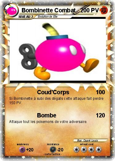 Pokemon Bombinette Combat