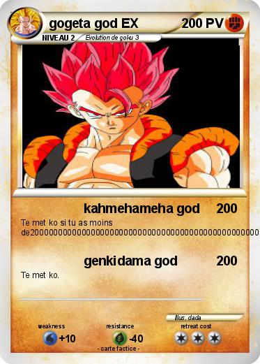 Pokemon gogeta god EX
