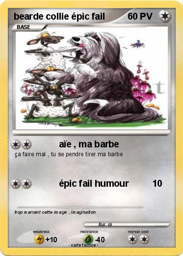 Pokemon bearde collie épic fail