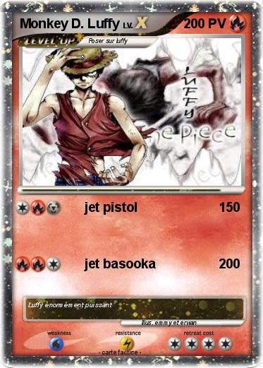Pokemon Monkey D. Luffy