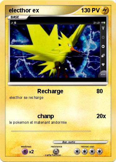 Pokemon electhor ex