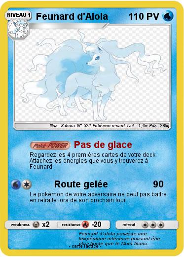 Pokemon Feunard d'Alola
