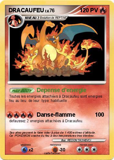 Pokemon DRACAUFEU