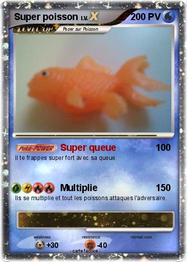 Pokemon Super poisson