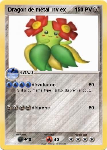 Pokemon Dragon de métai  nv ex