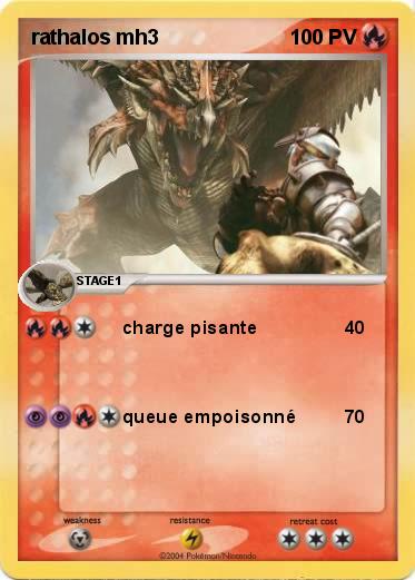 Pokemon rathalos mh3