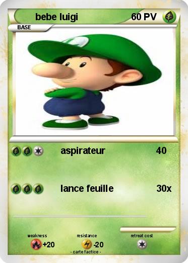 Pokemon bebe luigi
