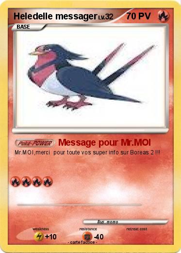 Pokemon Heledelle messager