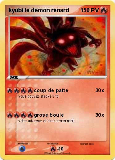Pokemon kyubi le demon renard