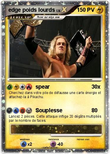 Pokemon edge poids lourds