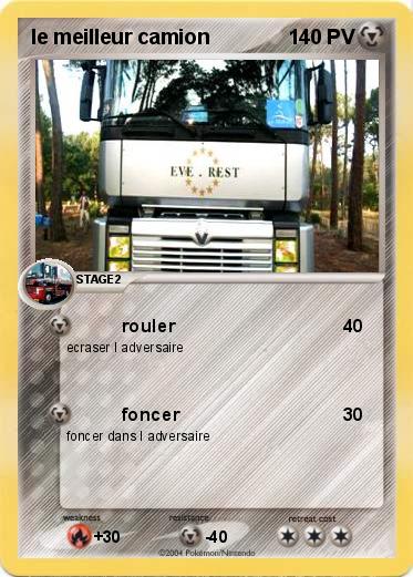 Pokemon le meilleur camion