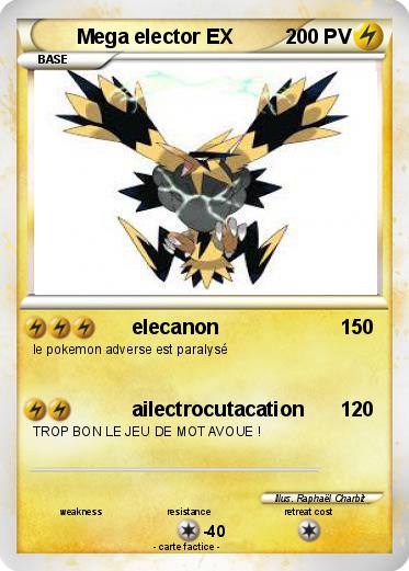Pokemon Mega elector EX