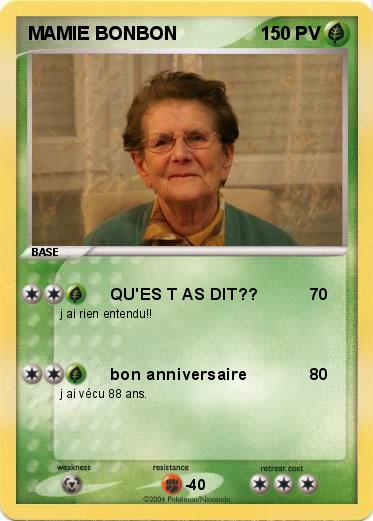 Pokemon MAMIE BONBON
