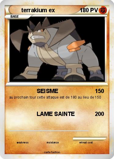 Pokemon terrakium ex