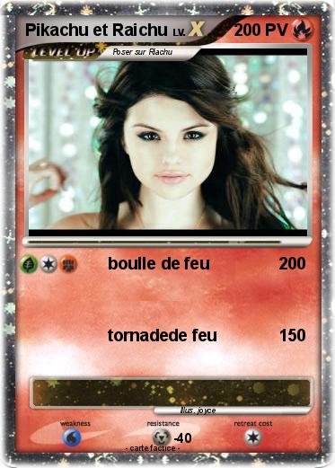 Pokemon Pikachu et Raichu