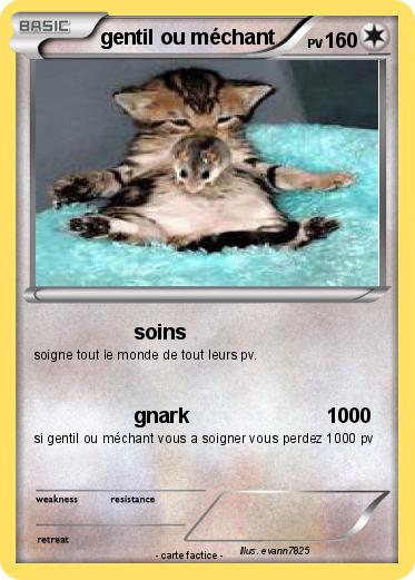 Pokemon gentil ou méchant