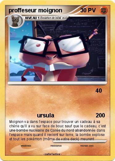 Pokemon proffeseur moignon