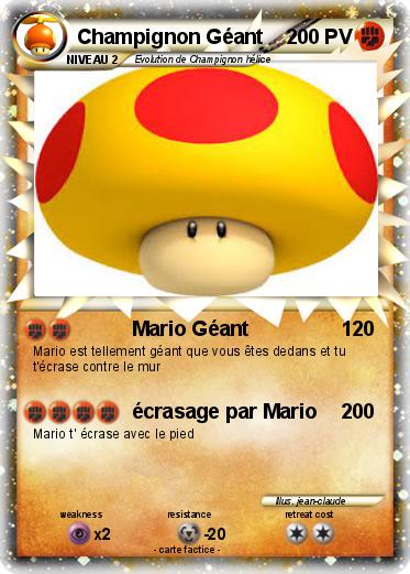 Pokemon Champignon Géant