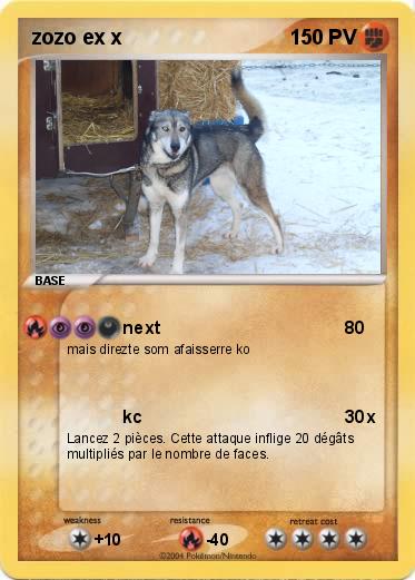 Pokemon zozo ex x