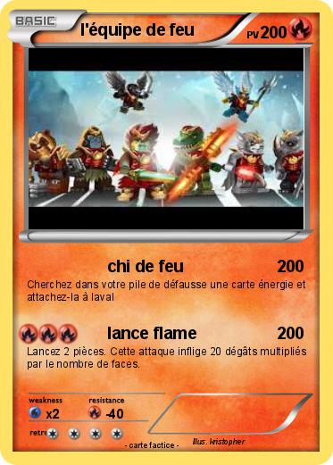 Pokemon l'équipe de feu