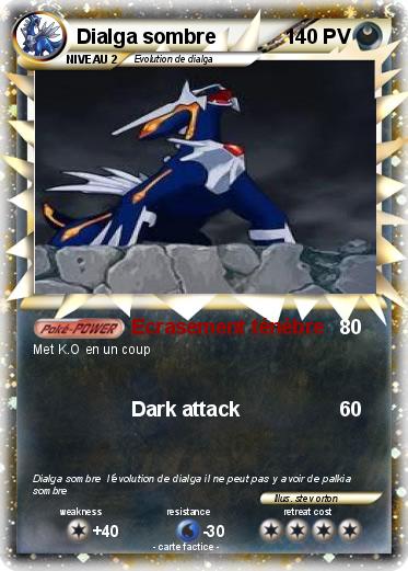 Pokemon Dialga sombre