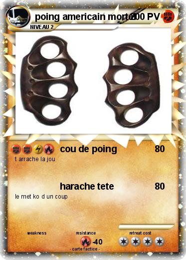 Pokemon poing americain mortel